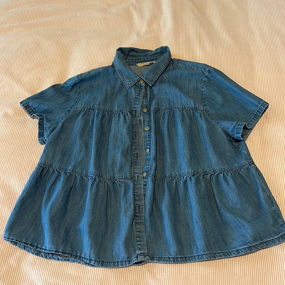 Madewell Tiered Button Shirt
